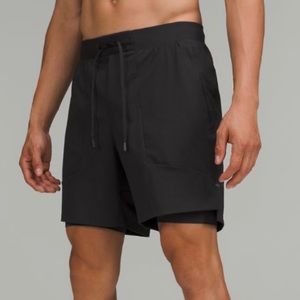 Lululemon License to train short Sz Large NO Liner 7”